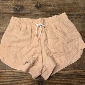Athleta Peach Cabo Linen Women's Shorts Size 6